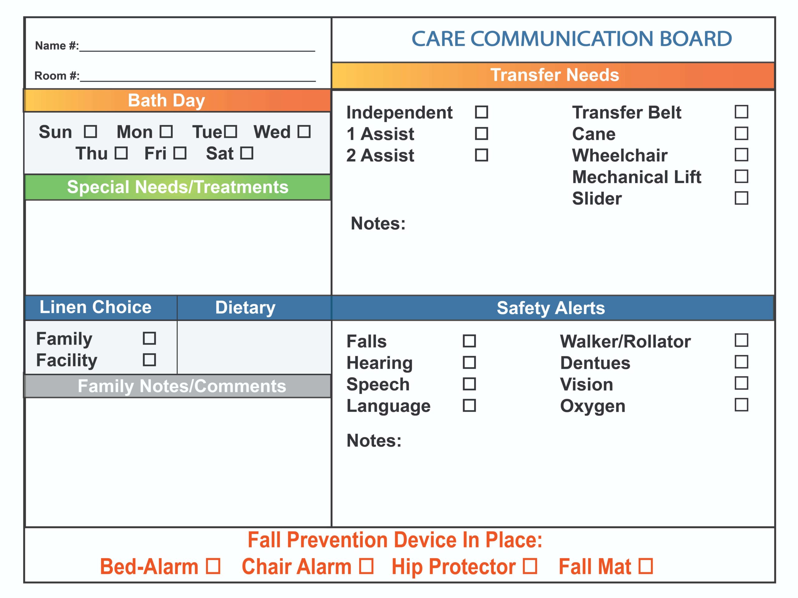 Simple and effective communication whiteboards for hospitals - Logovisual  Ltd